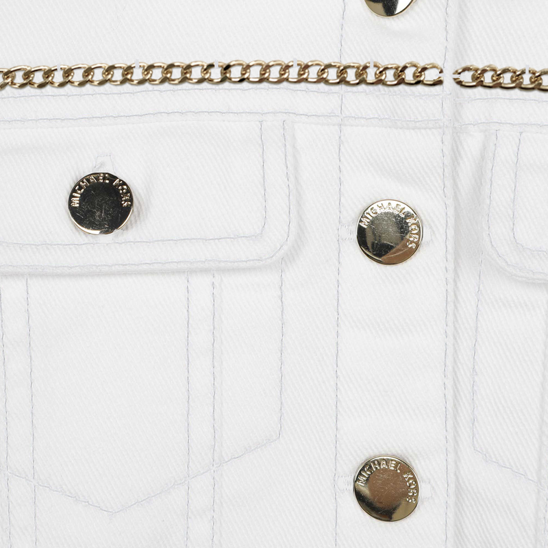 MICHAEL KORS Denim jacket with chains