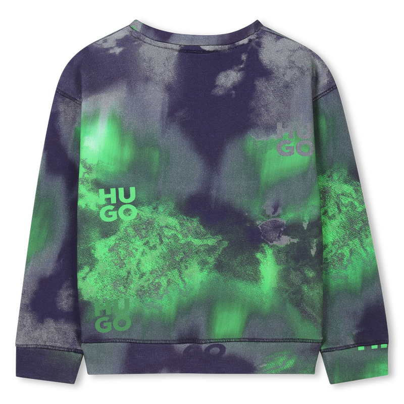 Round-neck printed sweatshirt HUGO 
                        BOY