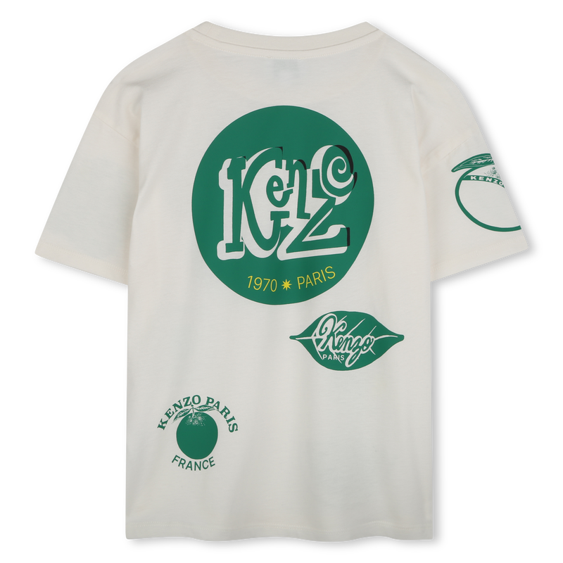 Round-neck cotton T-shirt KENZO KIDS 
                        BOY