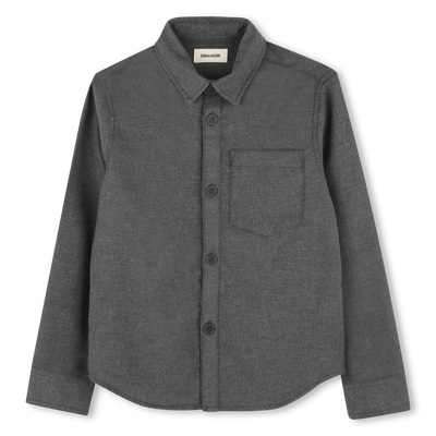 Long-sleeved embroidered shirt ZADIG & VOLTAIRE BOY