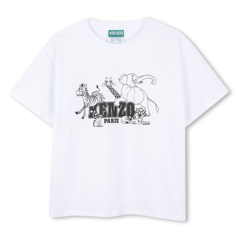 Short-sleeved cotton T-shirt KENZO KIDS 
                        BOY