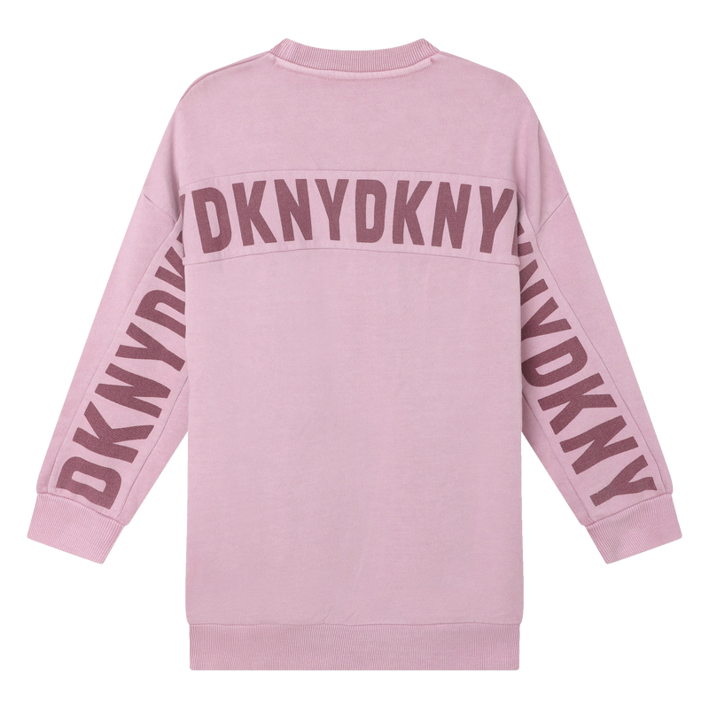 Logo cotton dress DKNY 
                    GIRL