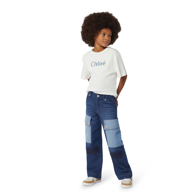 Short-Sleeved Cotton T-Shirt CHLOE 
                    GIRL
