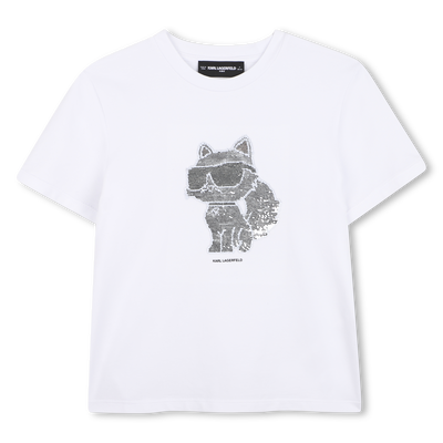 Short-Sleeved T-Shirt KARL LAGERFELD KIDS GIRL