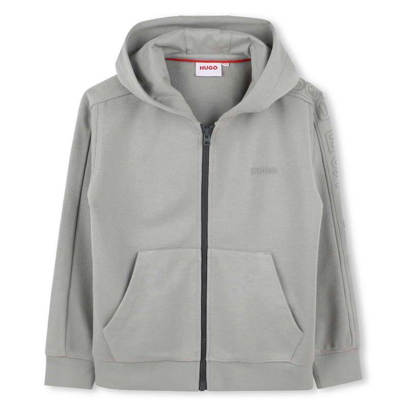 Hooded zipped sweatshirt HUGO 
                    BOY