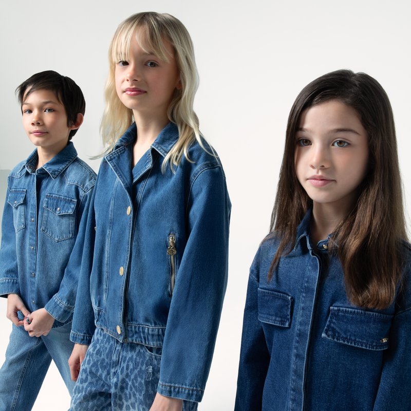 Denim jacket KENZO KIDS 
                        GIRL
