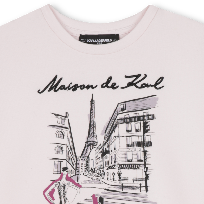 Long-sleeved sweatshirt KARL LAGERFELD KIDS 
                    GIRL