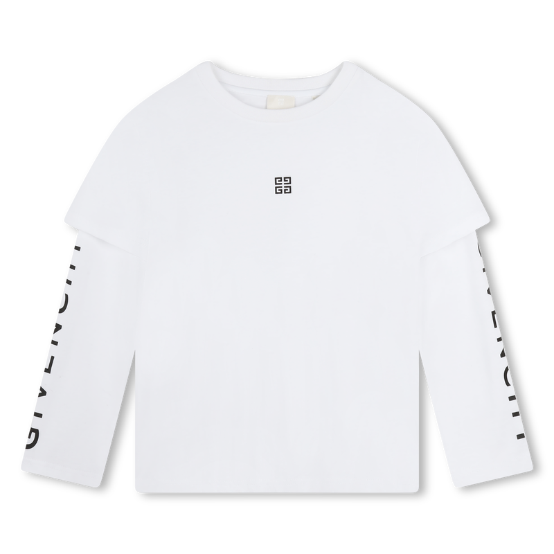 Layered Graphic Print T-Shirt GIVENCHY 
                    BOY