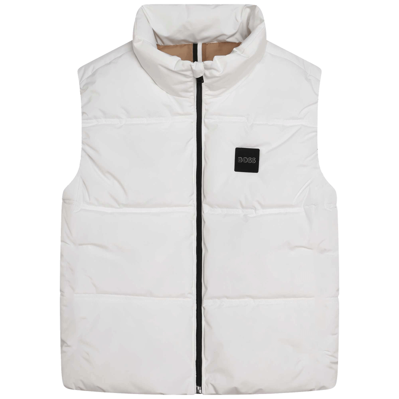 Water-repellent puffer vest