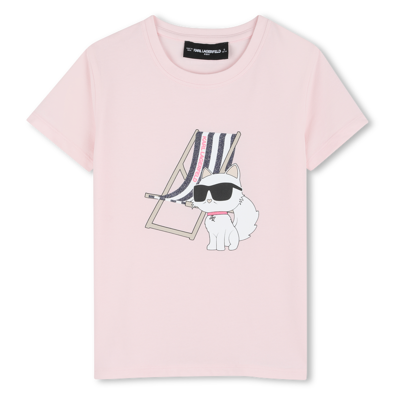 Short-Sleeved T-Shirt KARL LAGERFELD KIDS 
                        GIRL