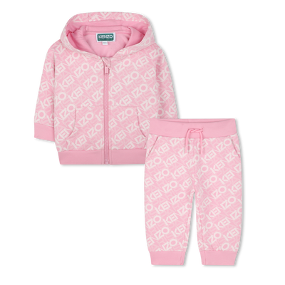 Fleece cardigan and trousers KENZO KIDS GIRL