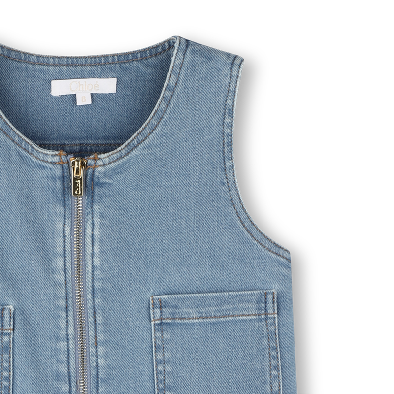Sleeveless denim dress CHLOE 
                    GIRL