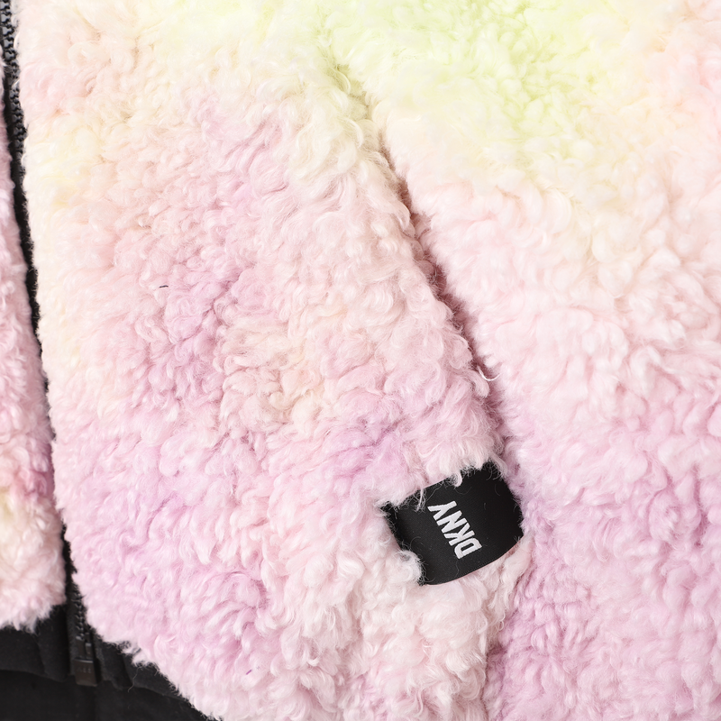Fluffy fleece zip sweatshirt DKNY 
                    GIRL