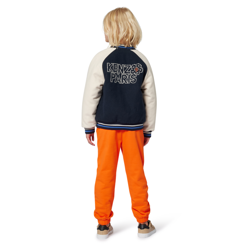 Bomber jacket with snap fastening KENZO KIDS 
                    GIRL