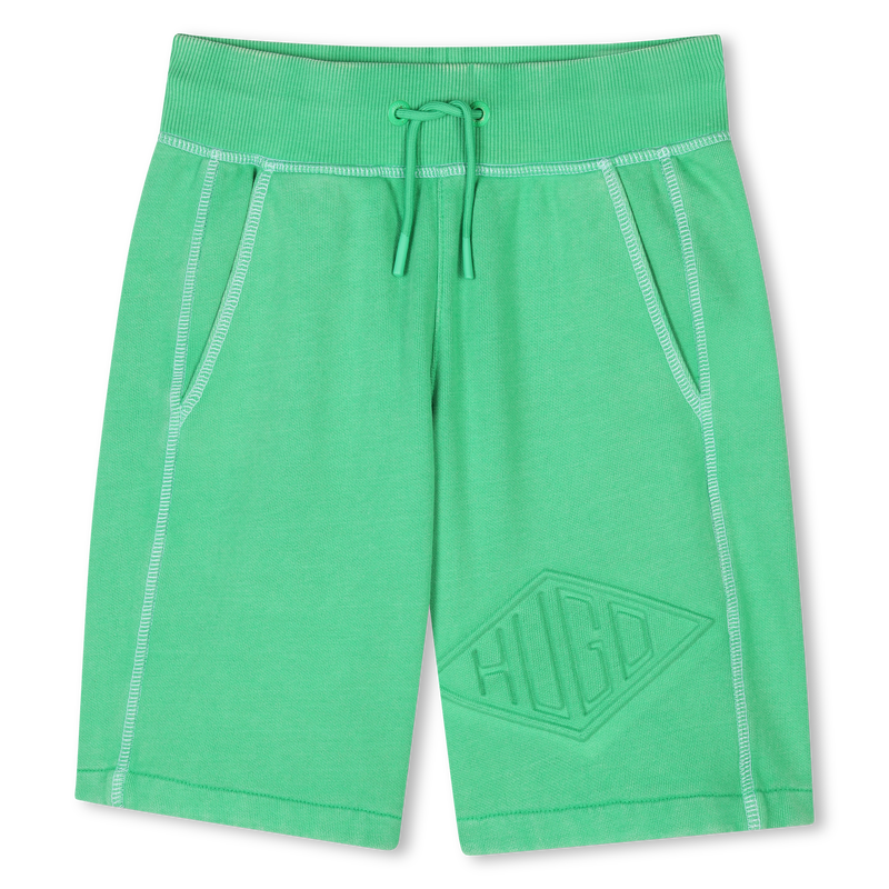 Long fleece running shorts HUGO 
                    BOY