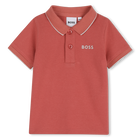 Short sleeve polo, RASBERRY, hi-res