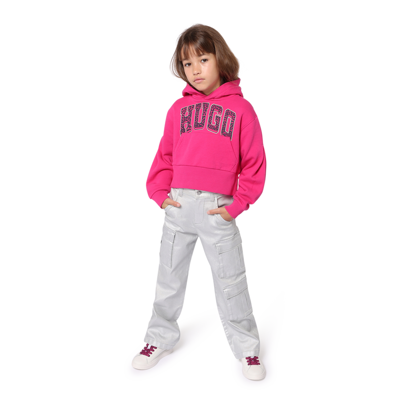 Multi-Pocket Silver Jeans HUGO 
                    GIRL