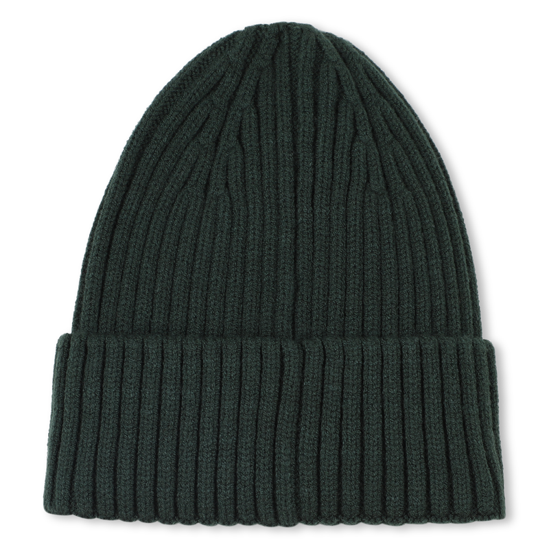 Knitted badge hat with logo TIMBERLAND 
                    BOY