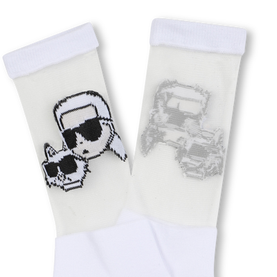 Mid-cut socks KARL LAGERFELD KIDS GIRL