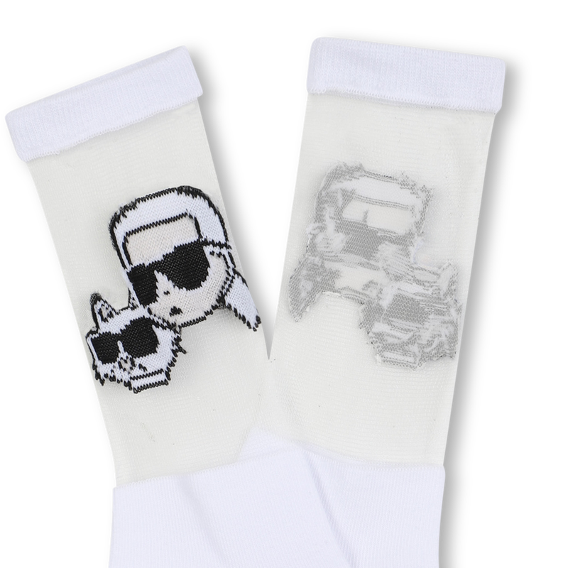 Mid-cut socks KARL LAGERFELD KIDS 
                    GIRL
