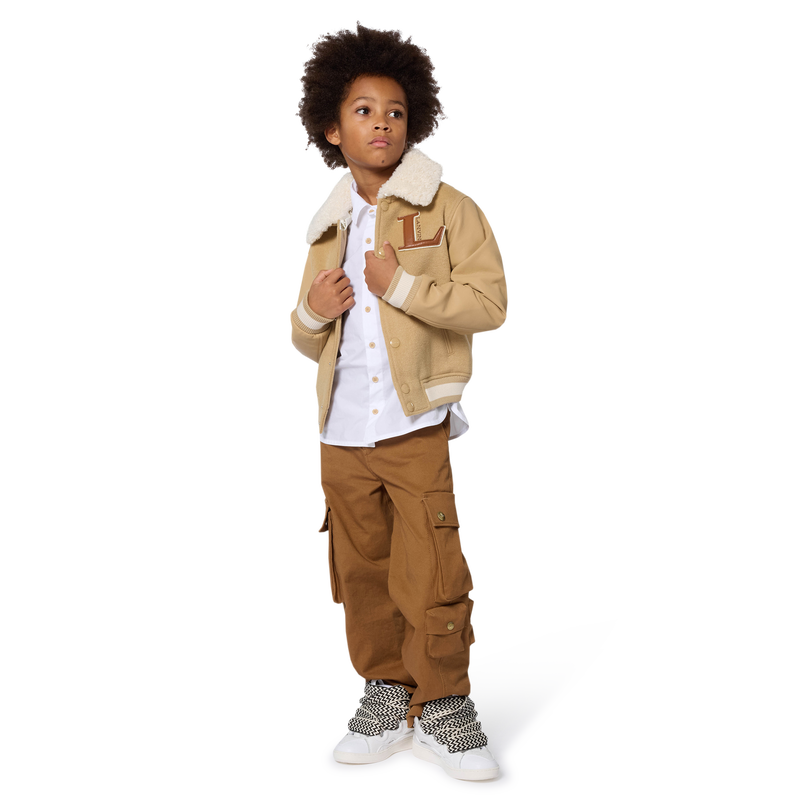 Embroidered printed shirt with che logo LANVIN 
                        BOY