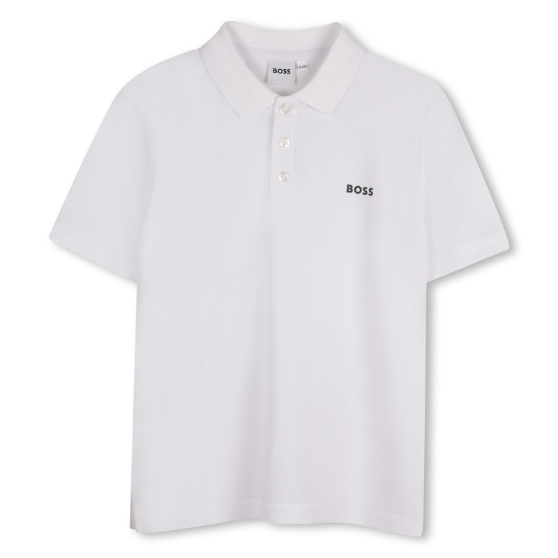 Cotton Logo Polo BOSS 
                        BOY