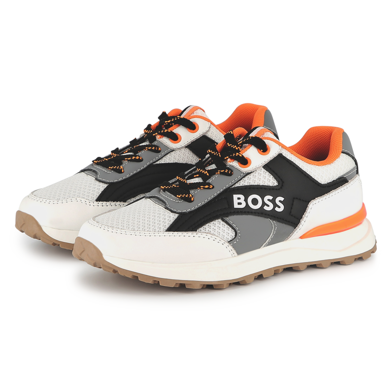 Lace-up sneakers with colors BOSS 
                        BOY
