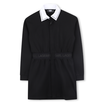 Long sleeve dress KARL LAGERFELD KIDS GIRL