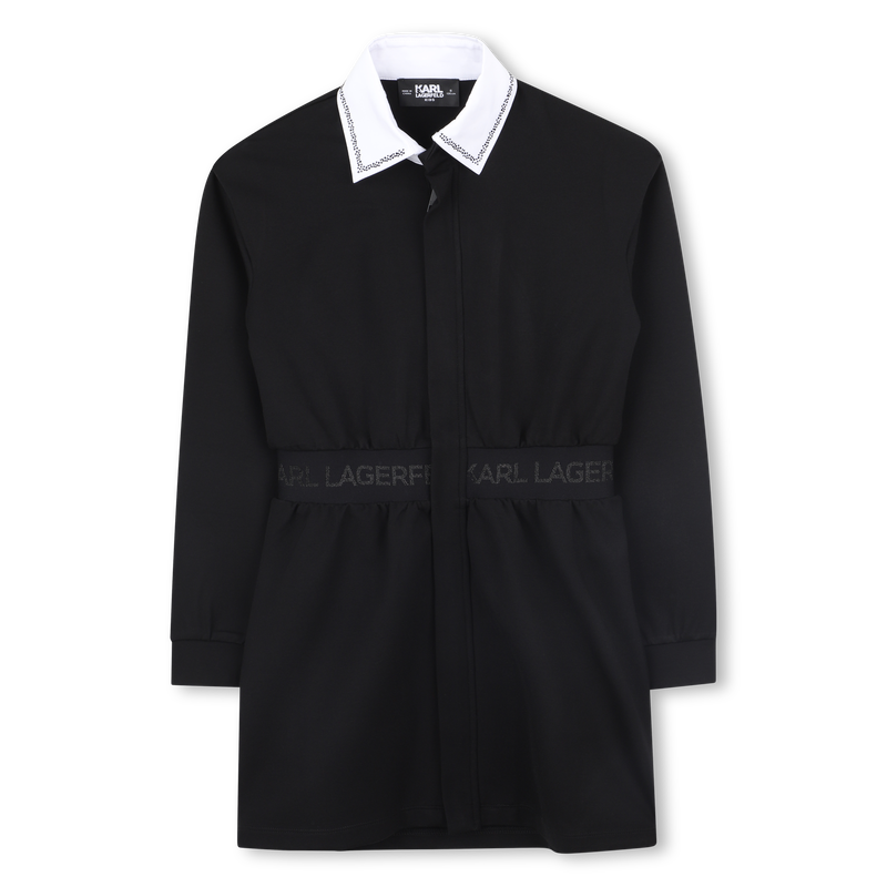 Long sleeve dress KARL LAGERFELD KIDS 
                    GIRL