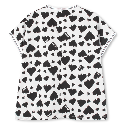 Short-sleeved cotton blouse DKNY GIRL