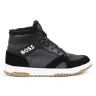 Faux-Shearling Lined Sneakers BOSS 
                    BOY