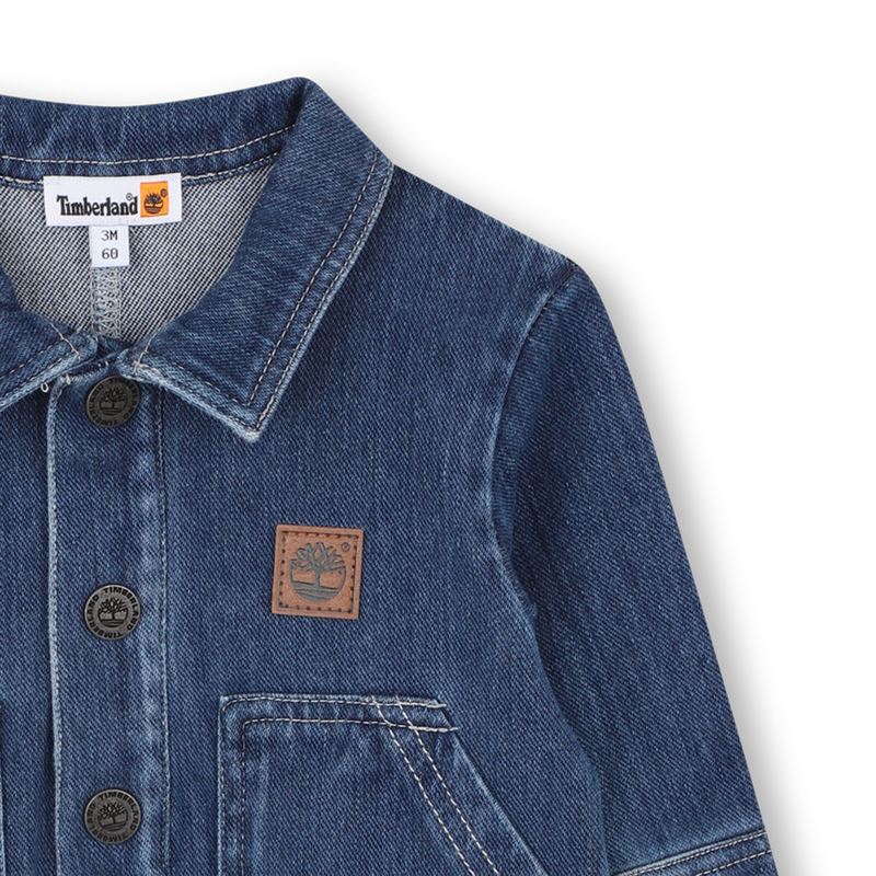 Stretch knit denim jumpsuit TIMBERLAND 
                    BOY
