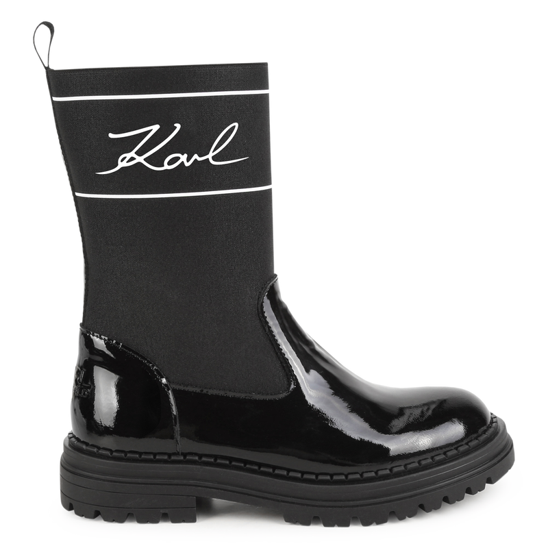 KARL LAGERFELD KIDS Tall elasticated boots