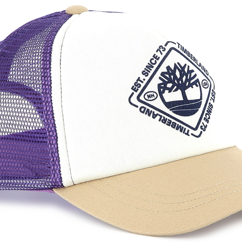 Tricolor bi-material cap TIMBERLAND 
                        BOY