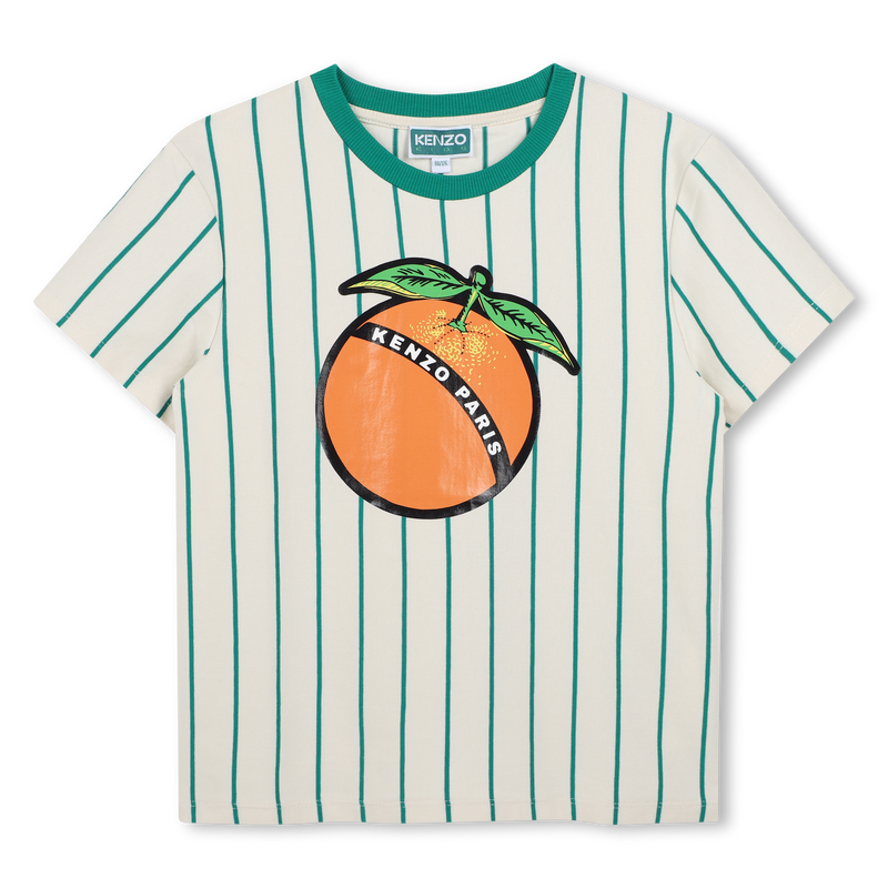 KENZO KIDS Short-sleeved cotton T-shirt