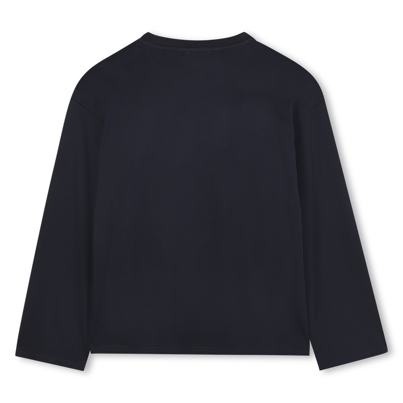 Wide-sleeved long-sleeved T-shirt KENZO KIDS 
                        BOY