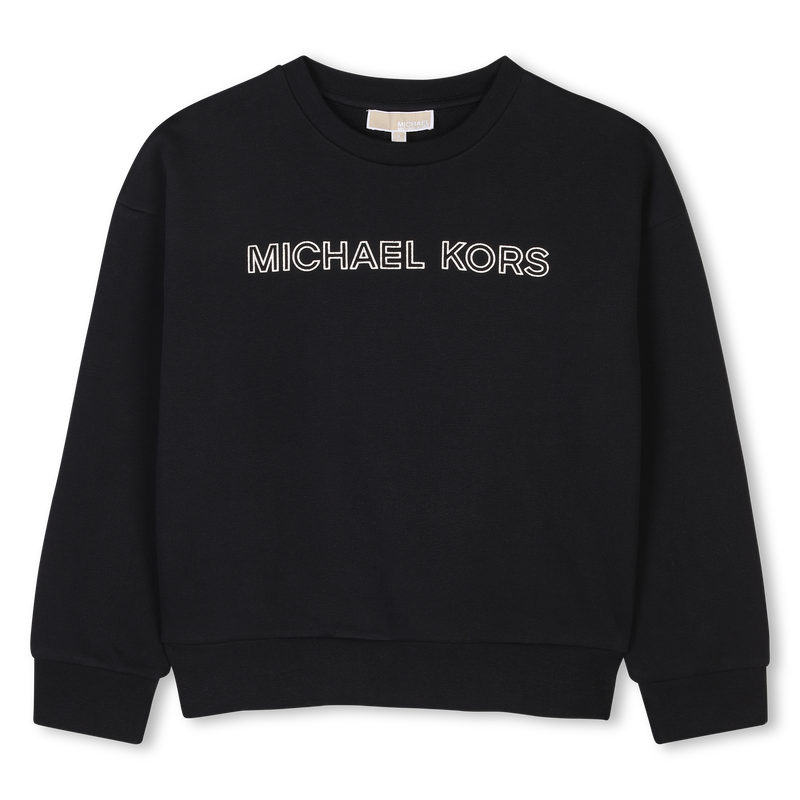 Cotton fleece sweatshirt MICHAEL KORS 
                    GIRL