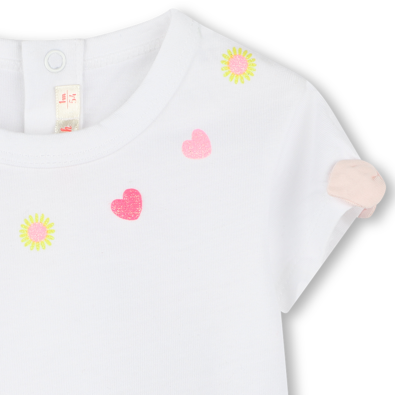 Short-sleeved cotton T-shirt BILLIEBLUSH 
                        GIRL