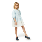Two-color flared dress KENZO KIDS 
                    GIRL