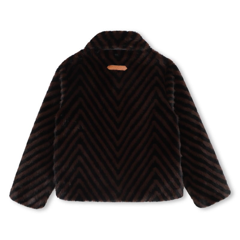 Fuzzy fleece jacket LANVIN 
                        GIRL