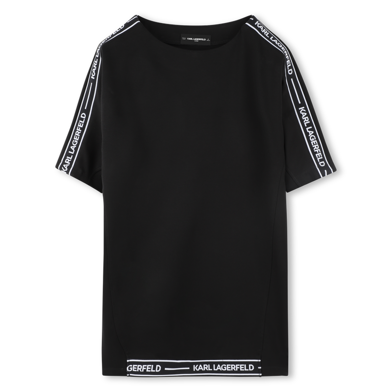 Short-sleeved dress KARL LAGERFELD KIDS 
                        GIRL