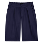 Plain cotton Bermuda shorts KENZO KIDS 
                    BOY