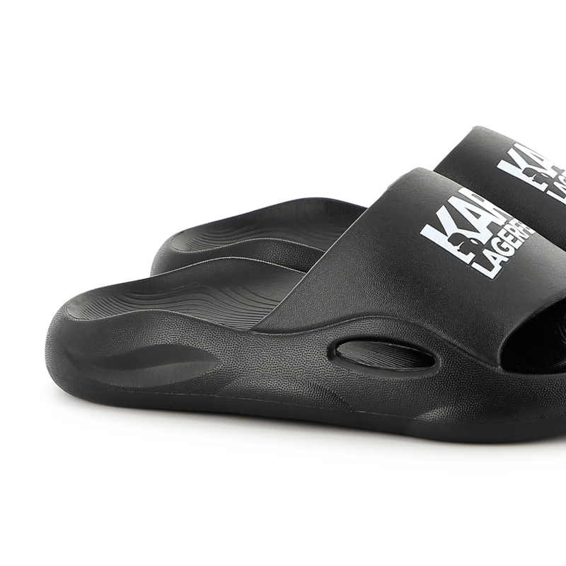 Sliders with logo KARL LAGERFELD KIDS 
                        BOY