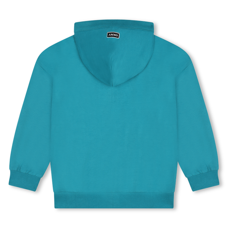 Hooded Fleece Cardigan DKNY 
                        UNISEX