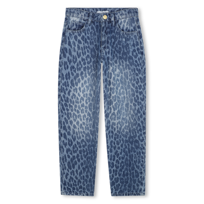 Leopard print jeans ZADIG & VOLTAIRE GIRL
