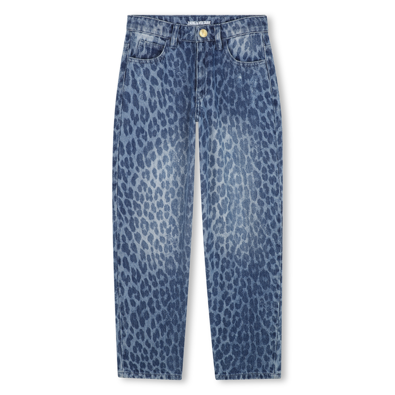 Leopard print jeans ZADIG & VOLTAIRE 
                    GIRL