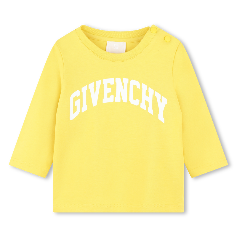Long-Sleeved Cotton T-Shirt GIVENCHY 
                    BOY