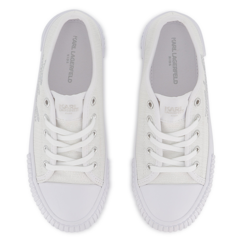 Lace-Up Sneakers KARL LAGERFELD KIDS 
                        GIRL