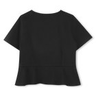 Short-sleeved cotton T-shirt MICHAEL KORS 
                    GIRL