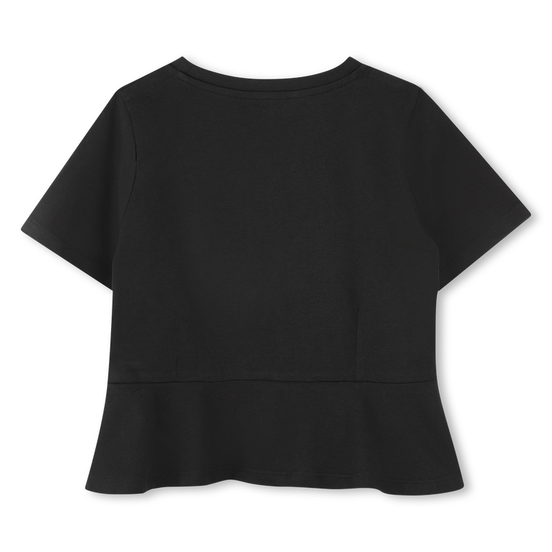 Short-sleeved cotton T-shirt MICHAEL KORS 
                        GIRL